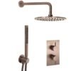 Brushed Bronze Hand Shower Set with Outlet