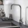 Square Neck Single Lever Kitchen Sink Mixer